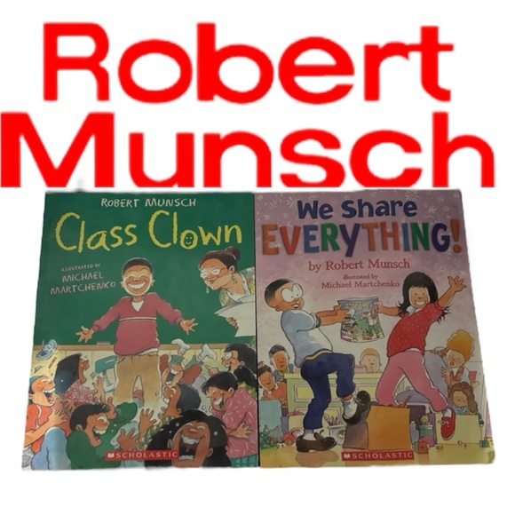 Scholastic Other - 3/$12— ROBERT MUNSCH BOOKS (SET OF 2)